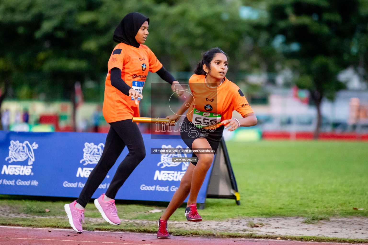 Day 2 of National Athletics Championship 2023 was held in Ekuveni Track at Male', Maldives on Friday, 24th November 2023. Photos: Hassan Simah / images.mv