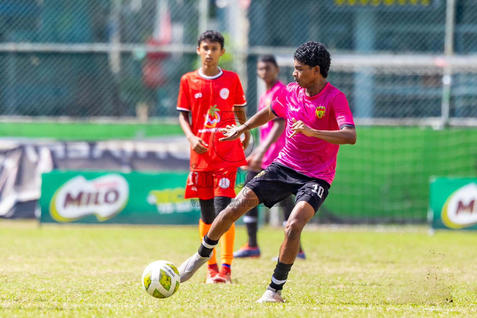 Day 5 of MILO Academy Championship 2025 (U14) was held on Monday, 3rd November 2025 at Henveiru Football Grounds, Male', Maldives . 

Photos: Mohamed Mahfooz Moosa / images.mv