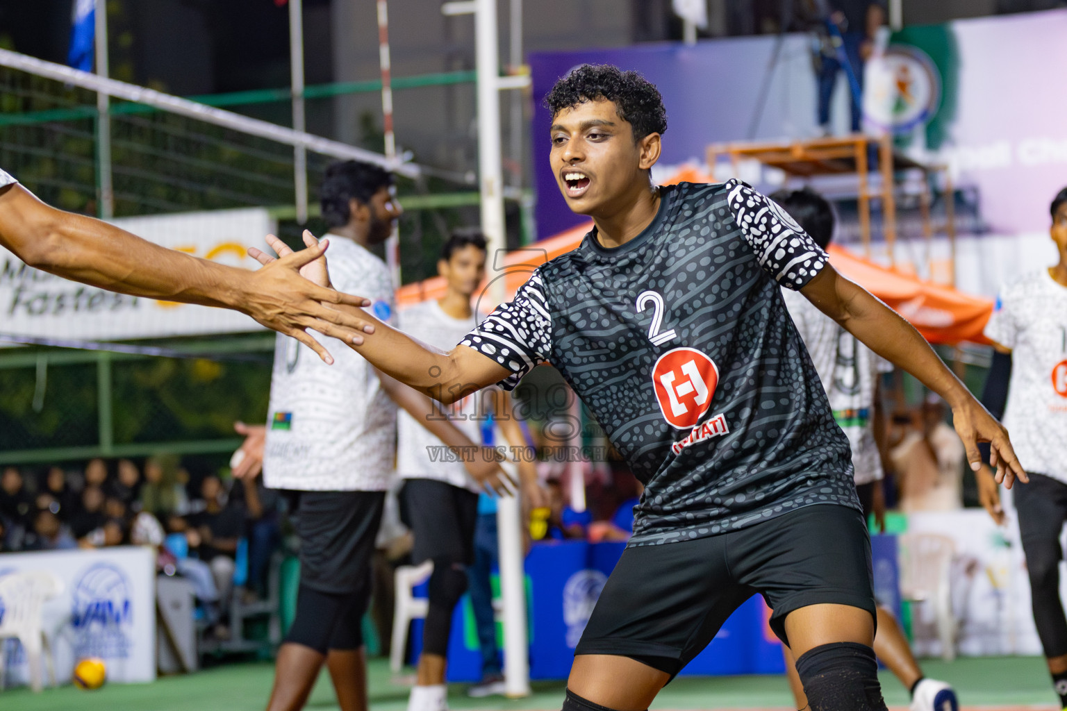 Semi Finals of Milo National Junior Volleyball Championship 2025 Day 5 was held on Thursday, 27th November 2025 at Ekuveni Turf Court Male', Maldives. Photos: Areef Adam / images.mv