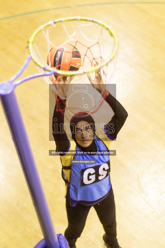 Kulhudhuffushi Y & R.C vs Mahibadhoo SC in the Milo National Netball Tournament 2022 on 18 July 2022, held in Social Center, Male', Maldives. Photographer: Shuu / Images.mv