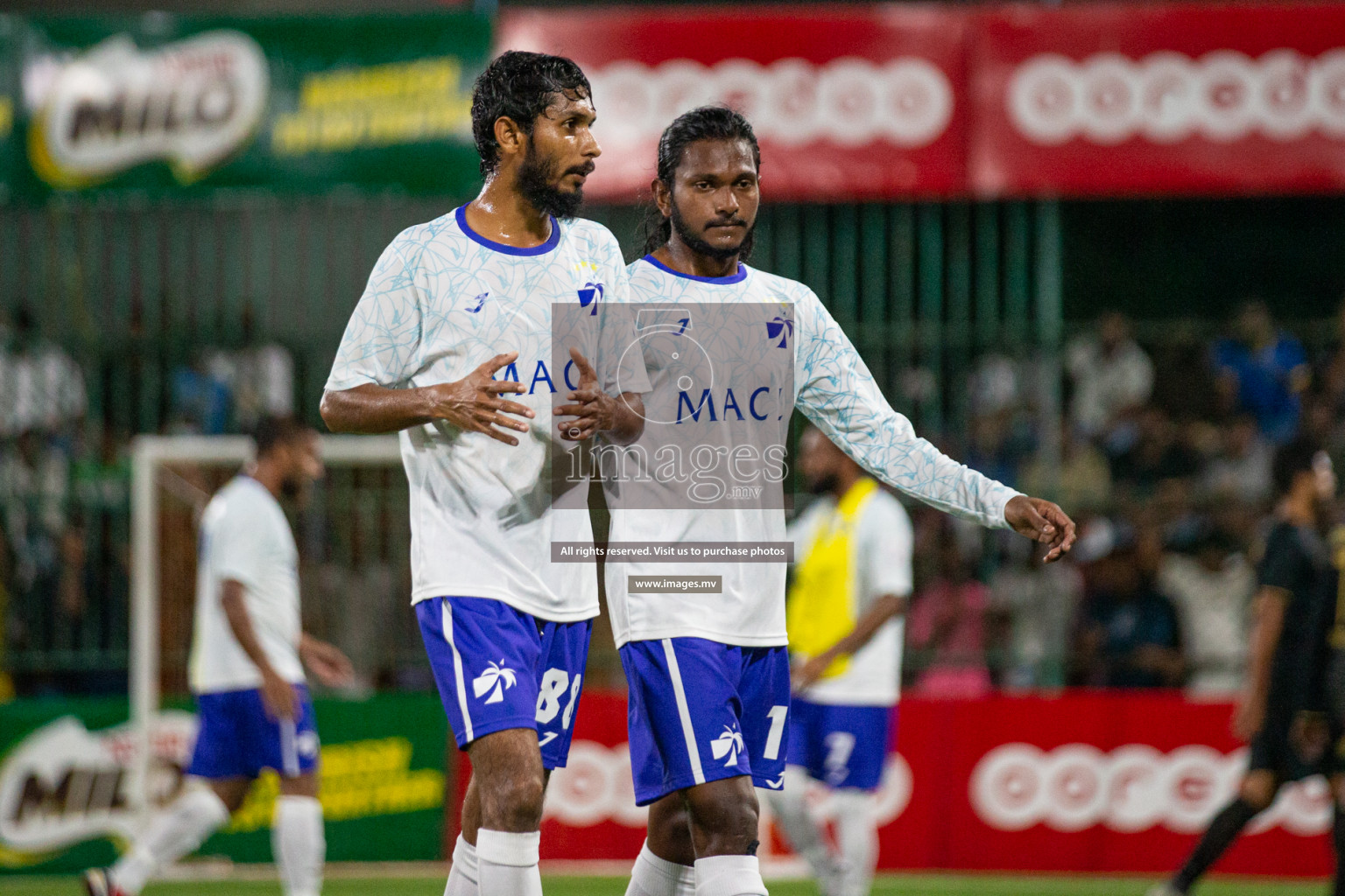 Prison Club vs MACL in the Quarter Finals of Club Maldives 2021 held at Hulhumale;, on 12th December 2021 Photos: Nasam / images.mv