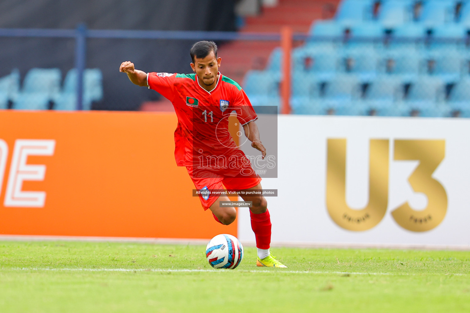 Kuwait vs Bangladesh in the Semi-final of SAFF Championship 2023 held in Sree Kanteerava Stadium, Bengaluru, India, on Saturday, 1st July 2023. Photos: Nausham Waheed, Hassan Simah / images.mv