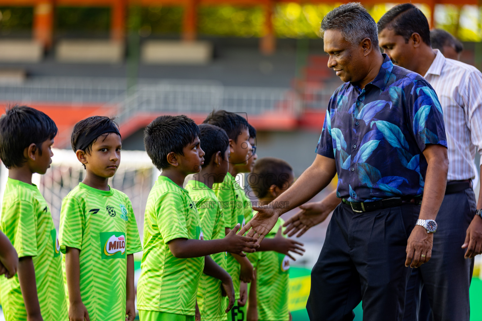 Day 2 of MILO Kids Football Fiesta was held at National Stadium in Male', Maldives on Saturday, 24th February 2024.