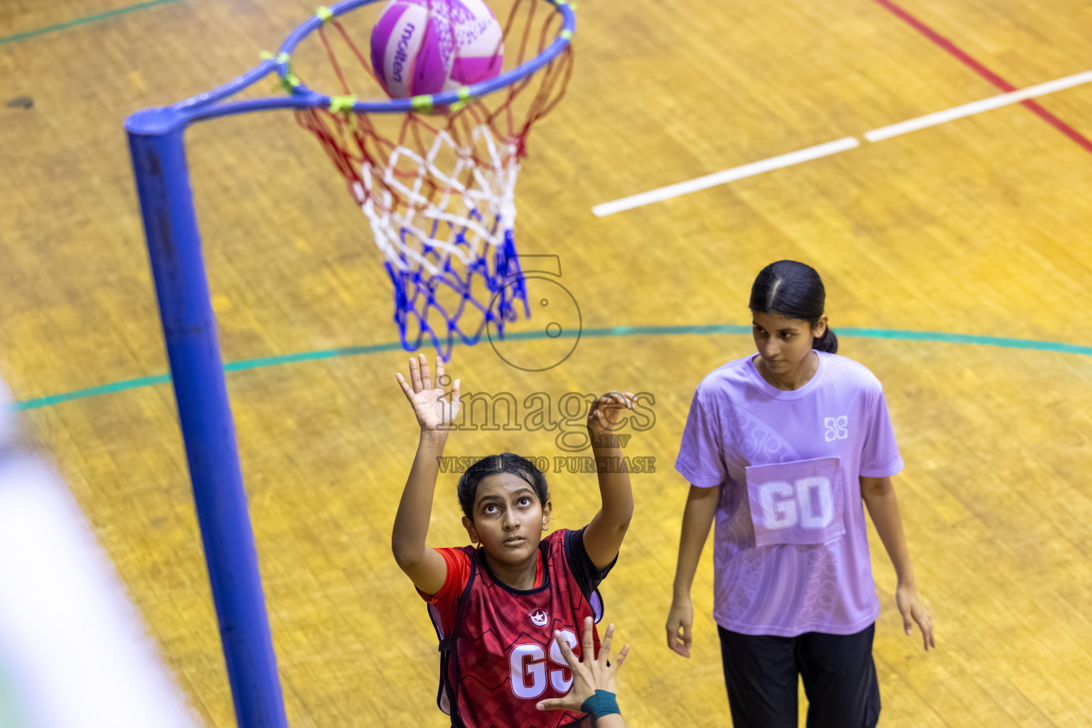 Day 12 of 26th Inter-School Netball Tournament 2025 was held in Social Center Indoor Hall on Thursday, 30th October 2025. Photos: Ismail Thoriq / images.mv