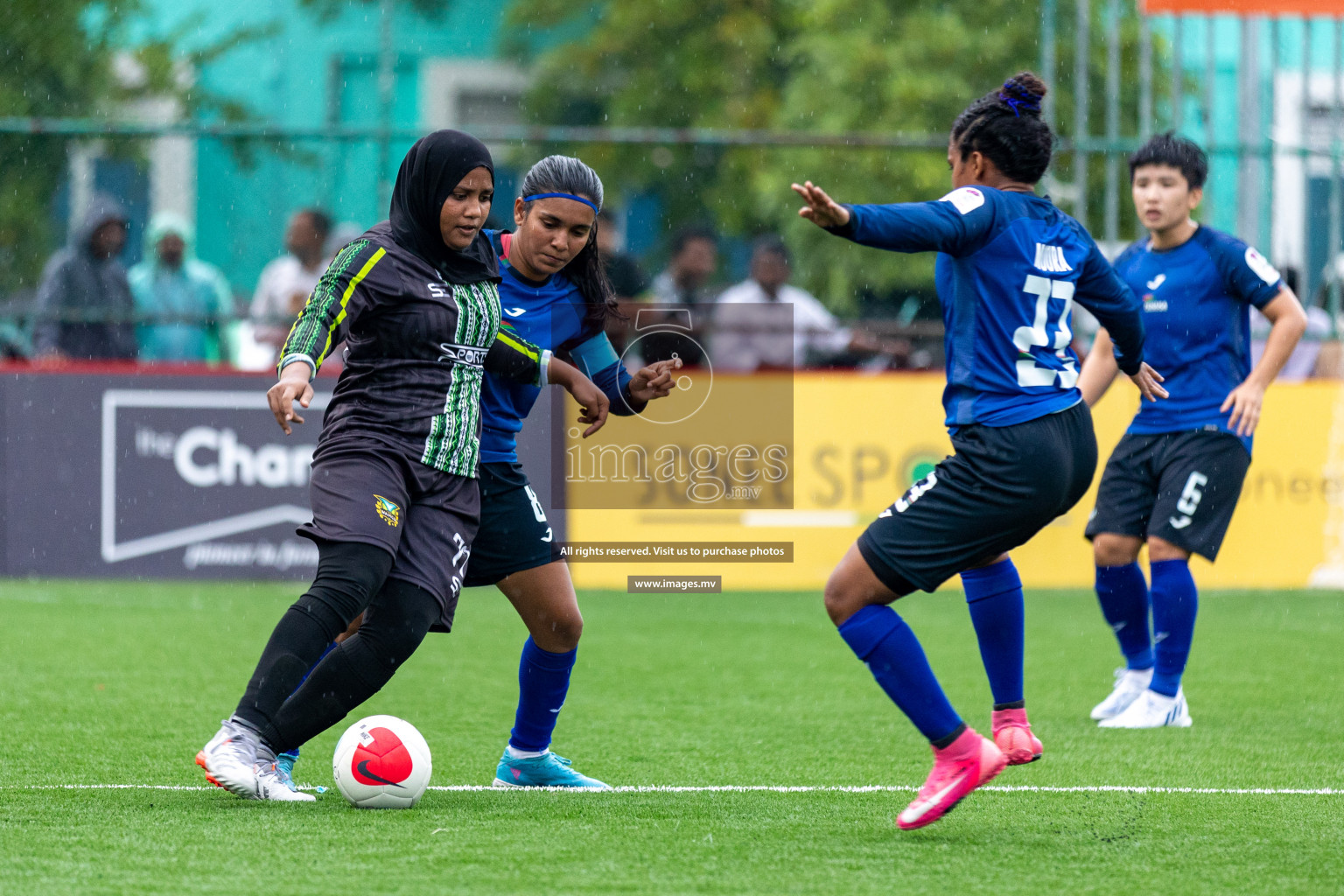 WAMCO vs Team Fenaka in Eighteen Thirty Women's Futsal Fiesta 2022 was held in Hulhumale', Maldives on Friday, 14th October 2022. Photos: Hassan Simah / images.mv