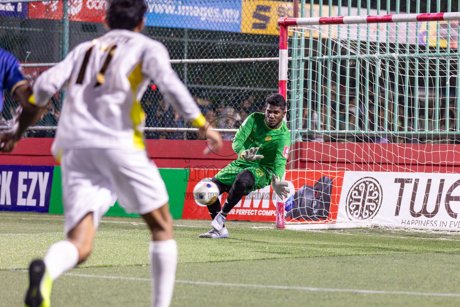 HA Baarah vs HA Maarandhoo in Day 5 of Golden Futsal Challenge 2025 on Thursday, 9th January 2025, in Hulhumale', Maldives 
Photos: Hassan Simah / images.mv