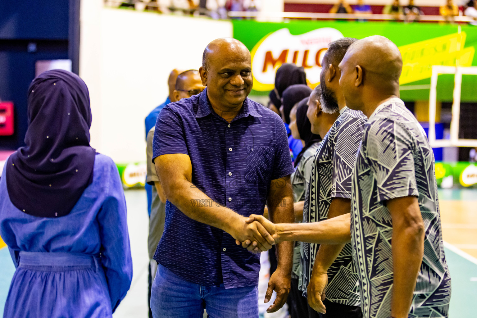 Day 1 of Women's Division of Milo VAM Cup 2024 held in Male', Maldives on Tuesday, 8th July 2024 at Social Center Indoor Hall Photos By: Nausham Waheed / images.mv