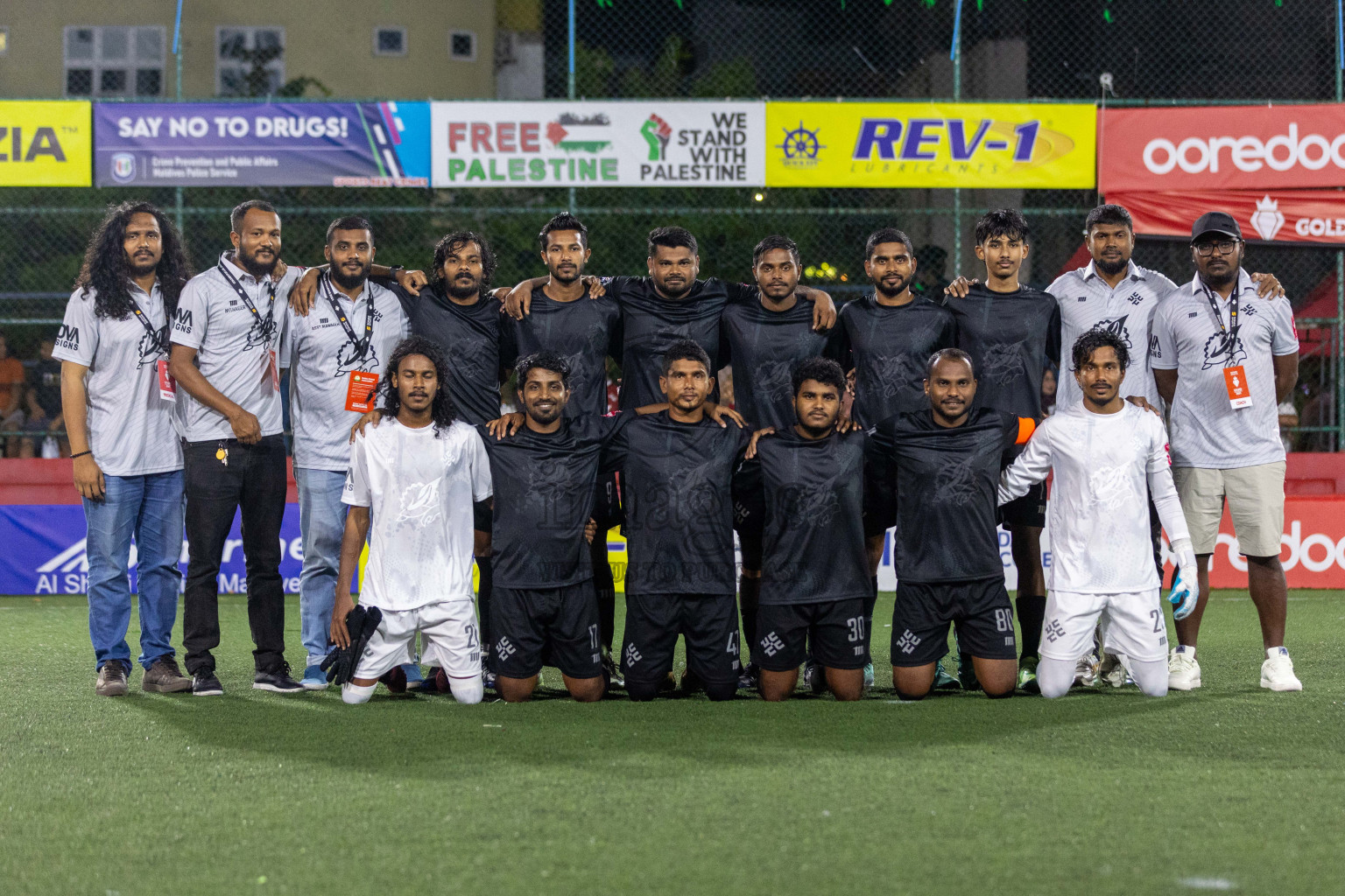 K Kaashidhoo vs K Hraa in Day 22 of Golden Futsal Challenge 2024 was held on Monday , 5th February 2024 in Hulhumale', Maldives Photos: Nausham Waheed / images.mv