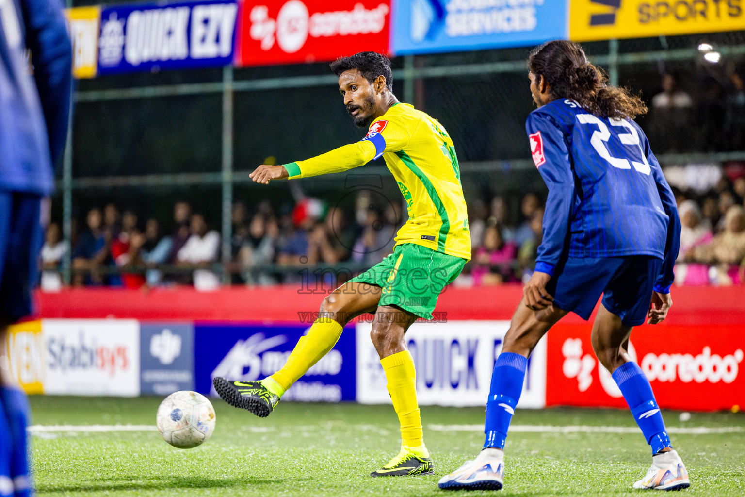Gdh Vaadhoo vs GA Villingili in zone round Day 30 of Golden Futsal Challenge 2025 was held on Monday , 3rd February 2025, in Hulhumale', Maldives. Photos: Nausham Waheed / images.mv