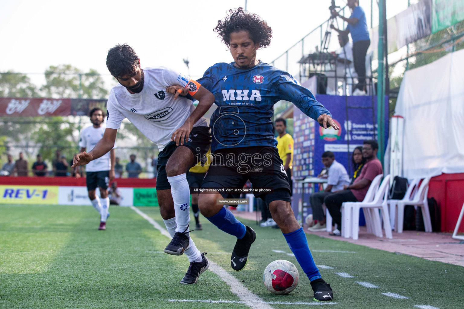 SH. Maroshi vs SH. Kanditheem in Day 7 of Golden Futsal Challenge 2023 on 11 February 2023 in Hulhumale, Male, Maldives