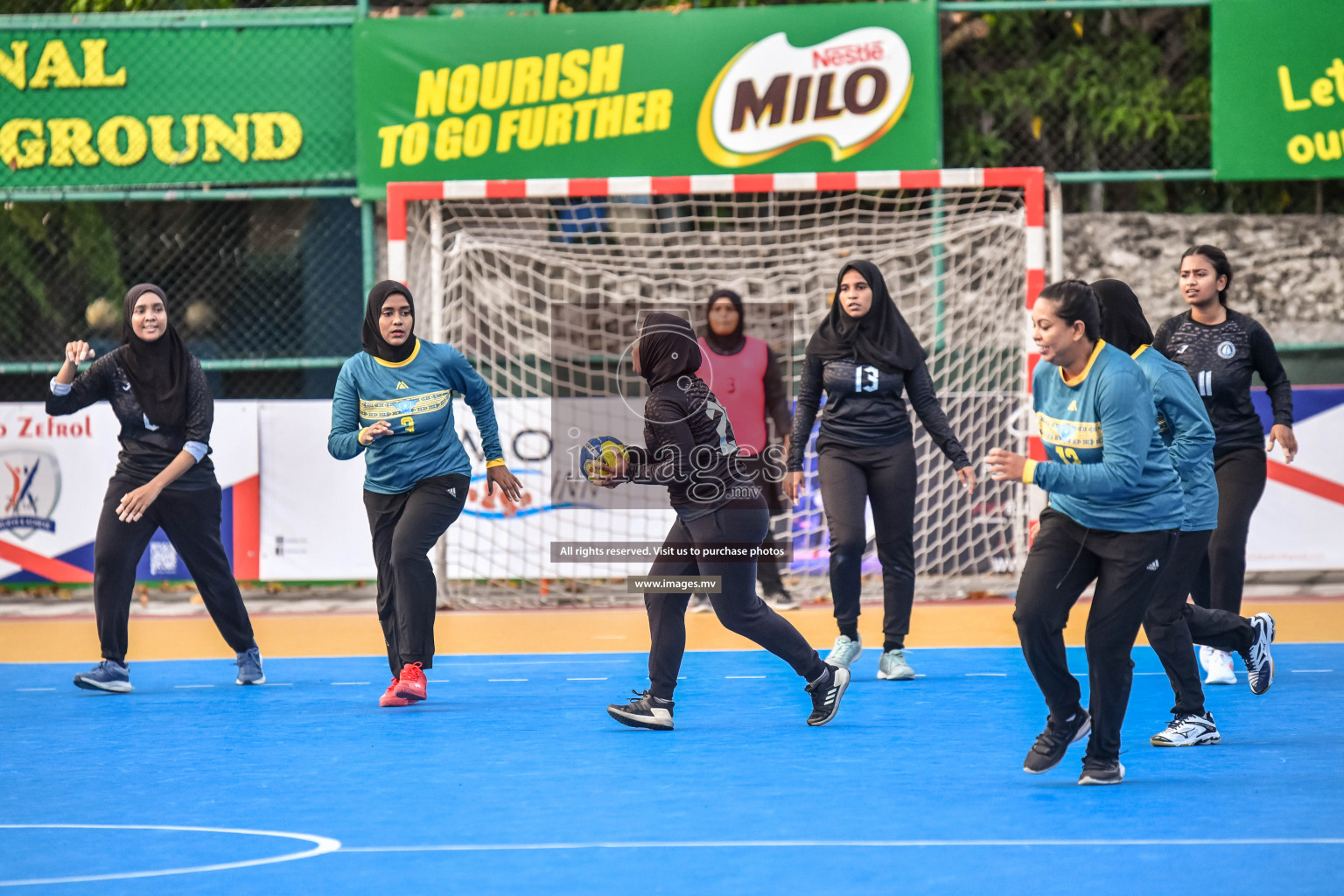 Day 10 of Milo 6th Inter Office Handball Tournament 2022 - Photos by Nausham Waheed