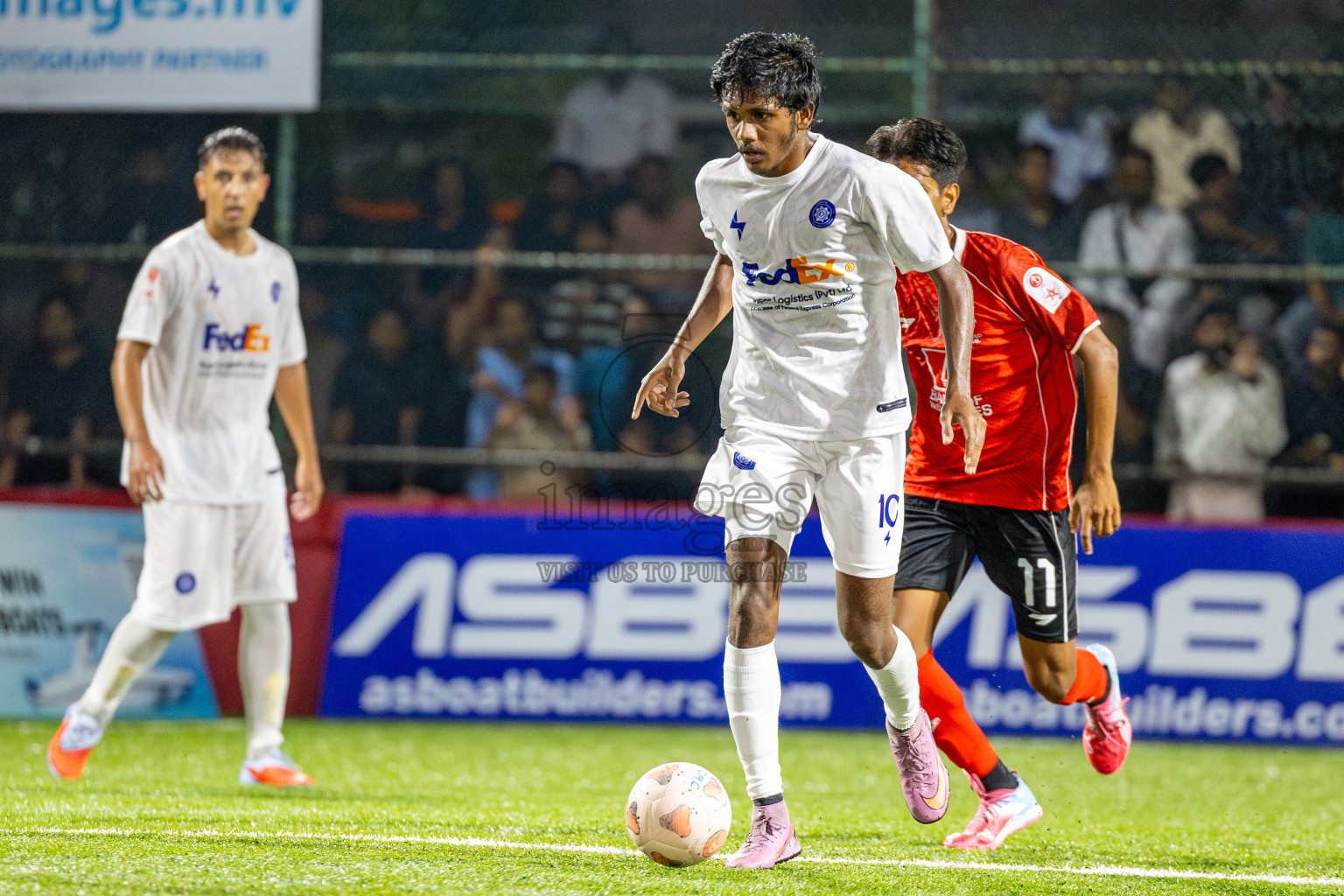 BML vs Club TTS in Day 9 of Club Maldives Cup 2025 was held in Rehendhi Futsal Ground, Hulhumale', Maldives on Thursday, 9th October 2025. Photos: Ismail Thoriq / images.mv