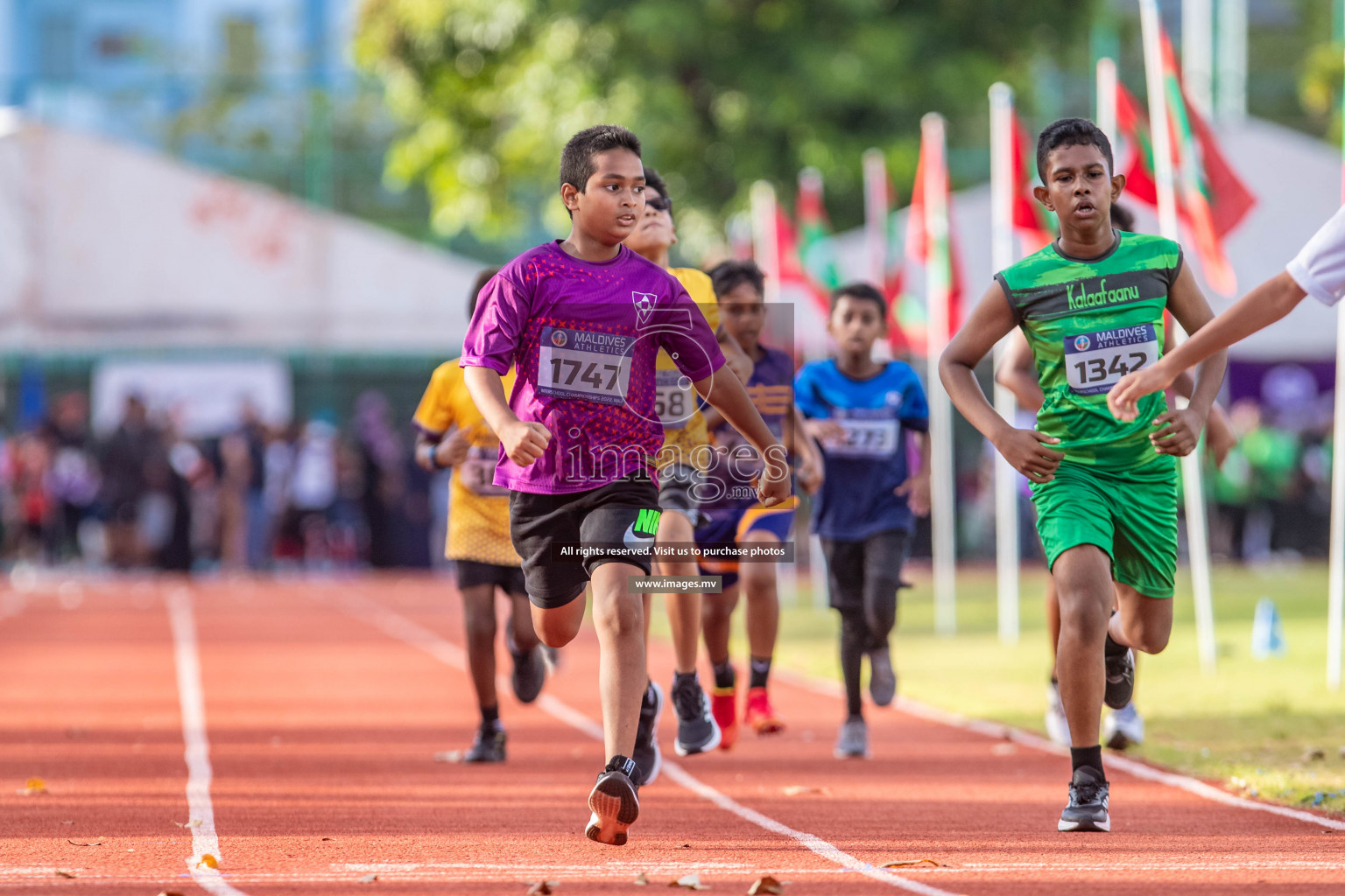 Day 1 of Inter-School Athletics Championship held in Male', Maldives on 22nd May 2022. Photos by: Nausham Waheed / images.mv