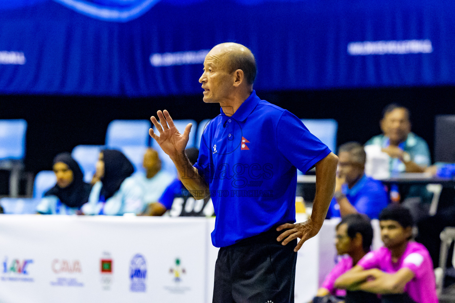 Nepal vs Maldives in Day 3 of CAVA U20 Woman's Volleyball Championship 2024 was held in Social Center, Male', Maldives on 20th July 2024. Photos: Nausham Waheed / images.mv