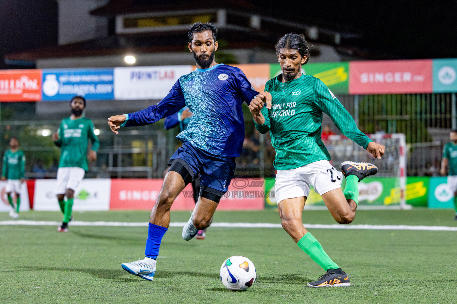 TEAM BADHAHI vs THAULEEMEE GULHUN in Club Maldives Classic 2024 held in Rehendi Futsal Ground, Hulhumale', Maldives on Monday, 16th September 2024. Photos: Shu / images.mv