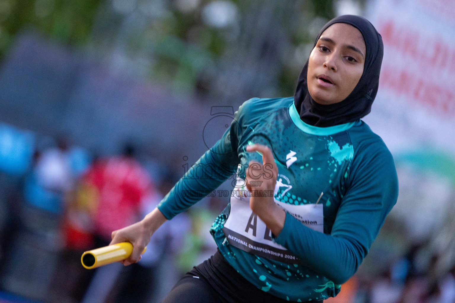 Day 2 of 33rd National Athletics Championship was held in Ekuveni Track at Male', Maldives on Friday, 6th September 2024.
Photos: Ismail Thoriq  / images.mv