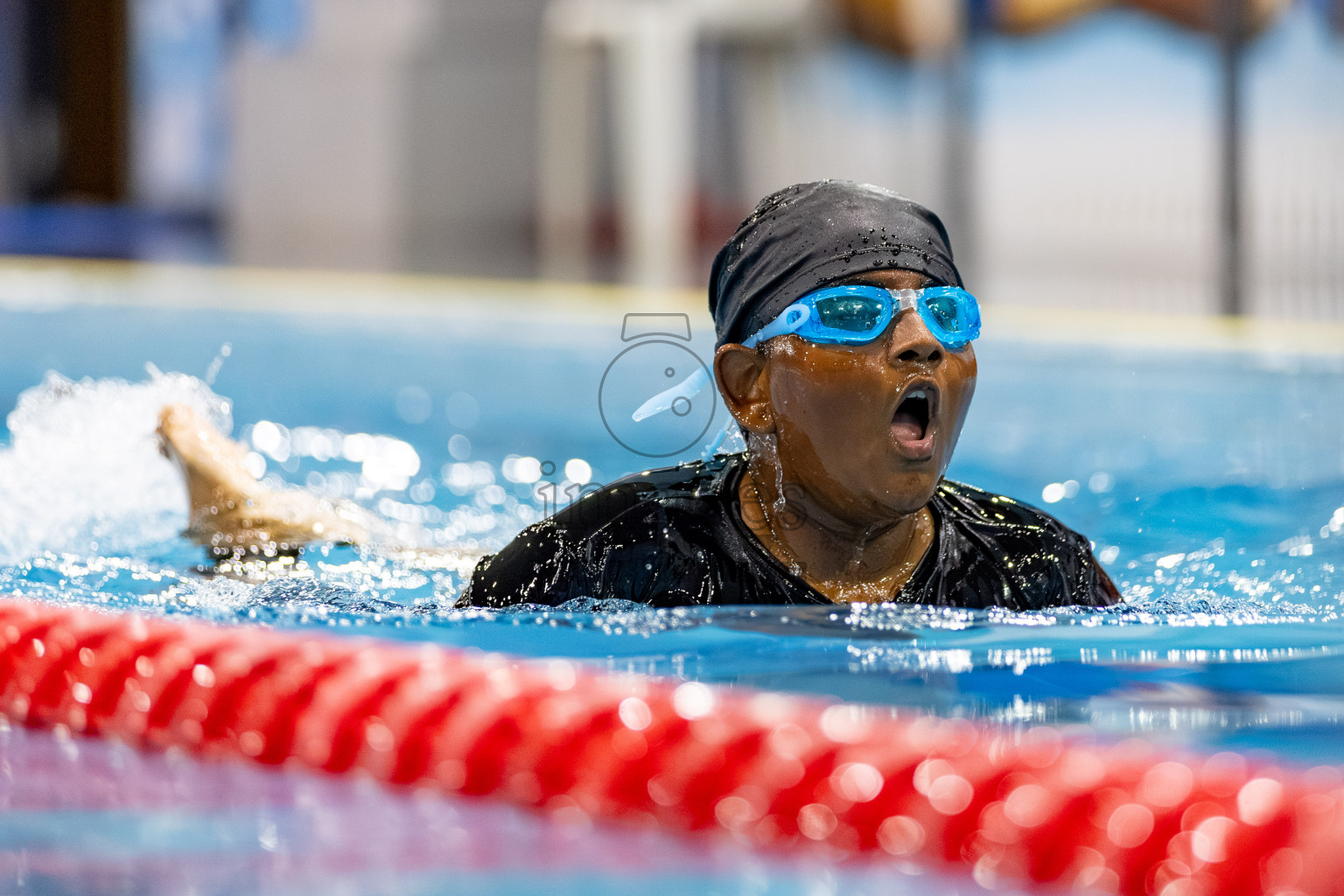 Day 4 of BML 6th National Kids Swimming Kids Festival 2025 held in Hulhumale', Maldives on Thursday, 6th November 2024. Photos: Hassan Simah / images.mv