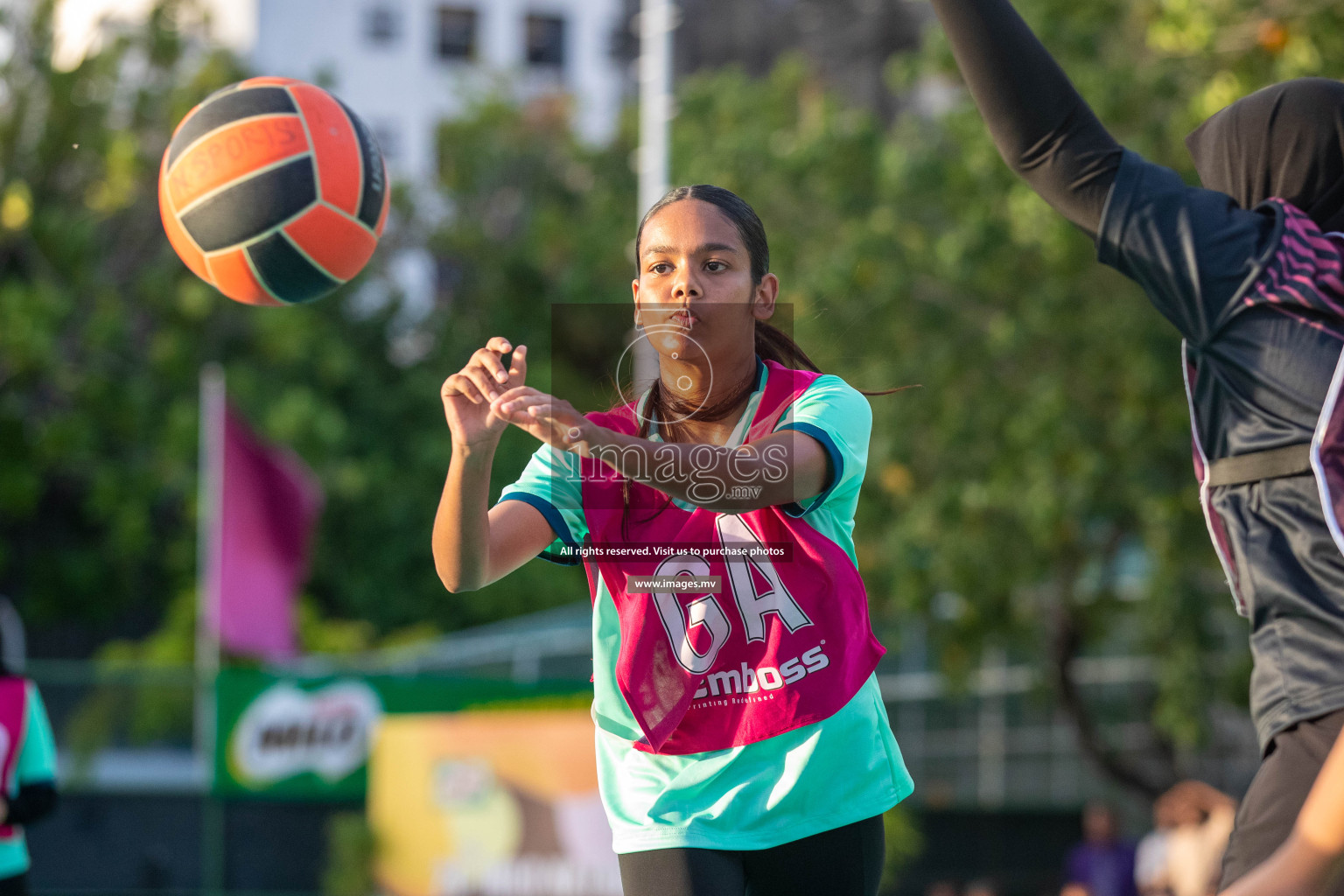 Day 6 of 20th Milo National Netball Tournament 2023, held in Synthetic Netball Court, Male', Maldives on 4th June 2023 Photos: Nausham Waheed/ Images.mv