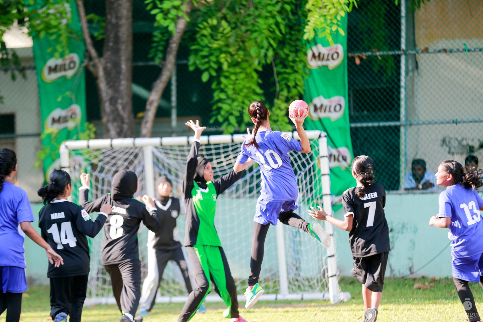 Inter school Handball Tournament in Male', Maldives, Friday, April. 15, 2016.(Images.mv Photo/ Hussain Sinan).