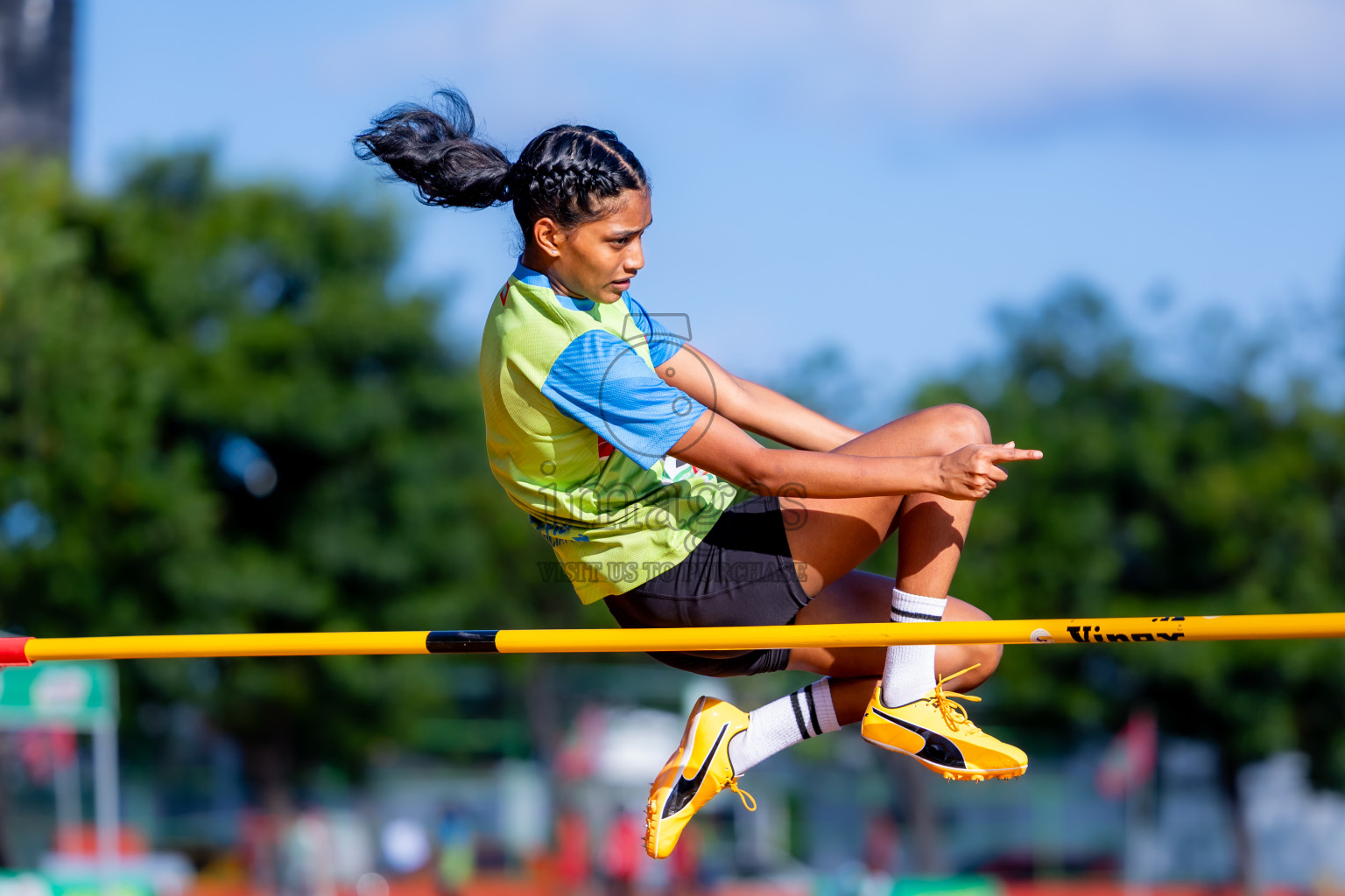 Day 1 of 12th Milo Association Championships was held in Ekuveni Track at Male', Maldives on Thursday, 24th April 2025. Photos: Nausham Waheed / images.mv