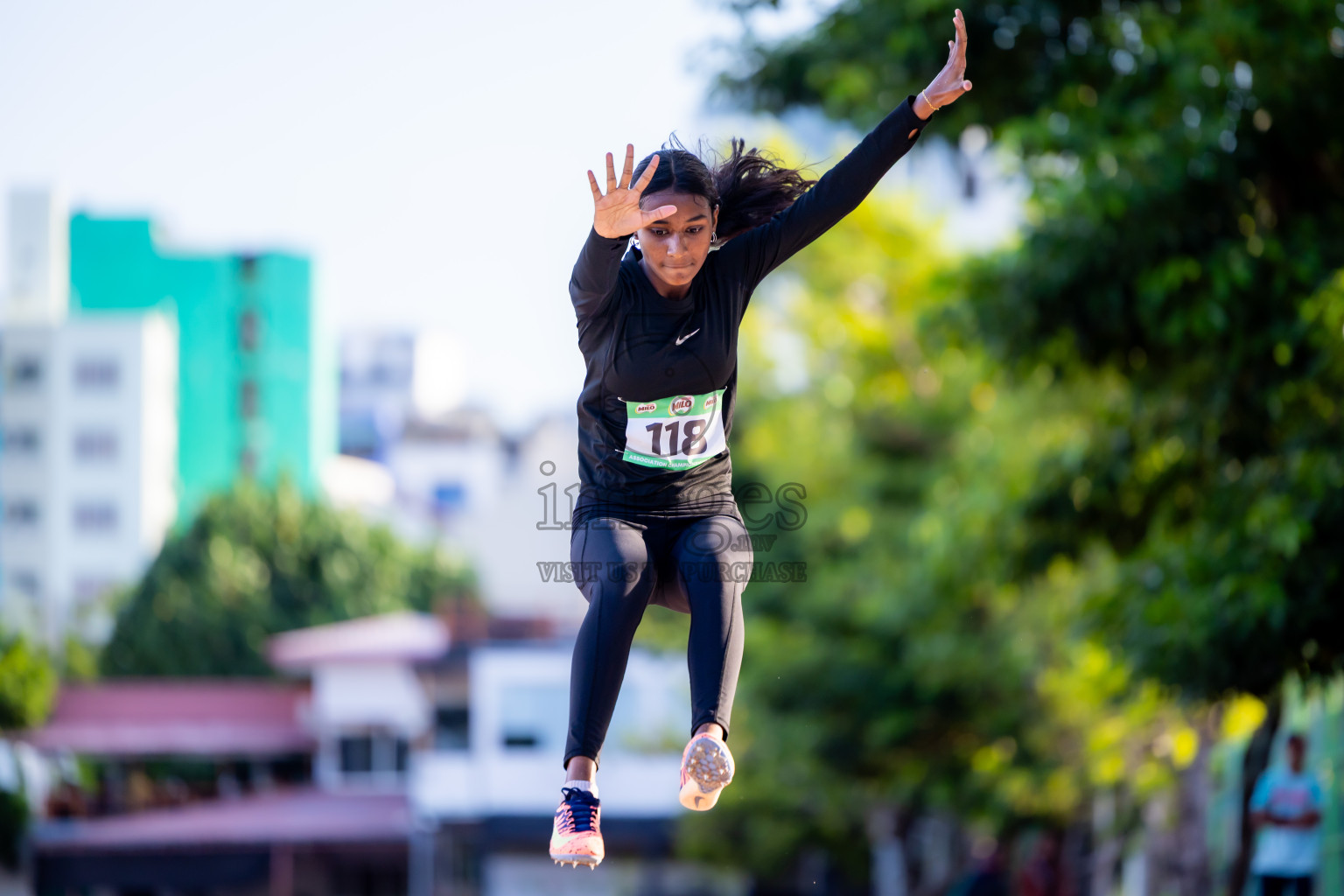 Day 3 of 12th Milo Association Championships was held in Ekuveni Track at Male', Maldives on Saturday, 26th April 2025. Photos: Nausham Waheed  / images.mv