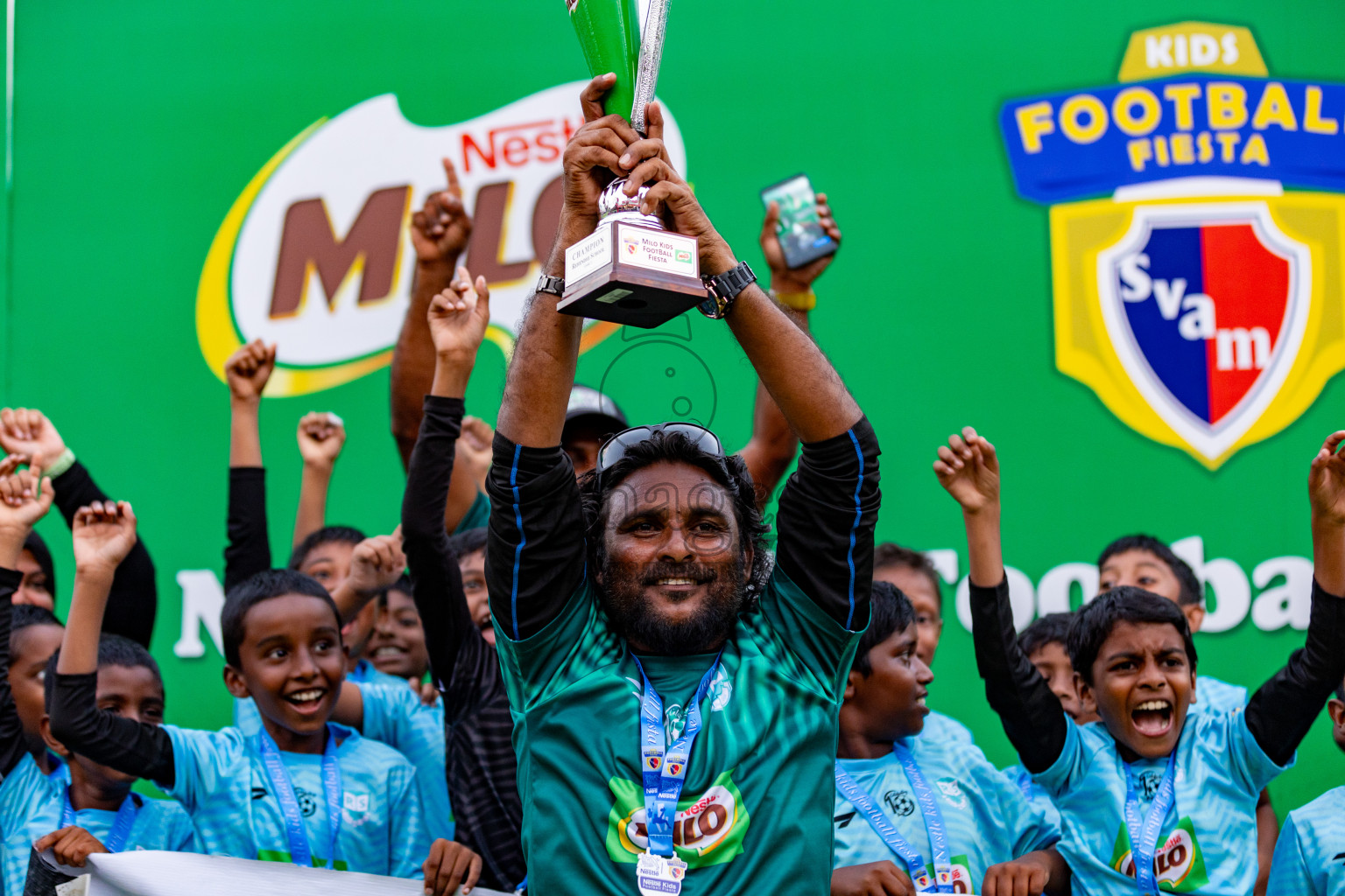 Day 2 of MILO Kids Football Fiesta was held at National Stadium in Male', Maldives on Saturday, 24th February 2024.