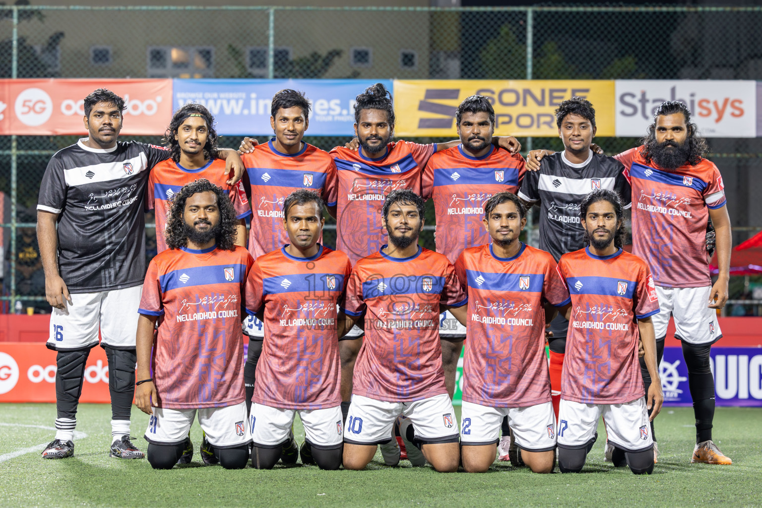 HDh Nellaidhoo vs HDh Kumundhoo in Day 1 of Golden Futsal Challenge 2025 on Sunday, 5th January 2025, in Hulhumale', Maldives
Photos: Ismail Thoriq / images.mv