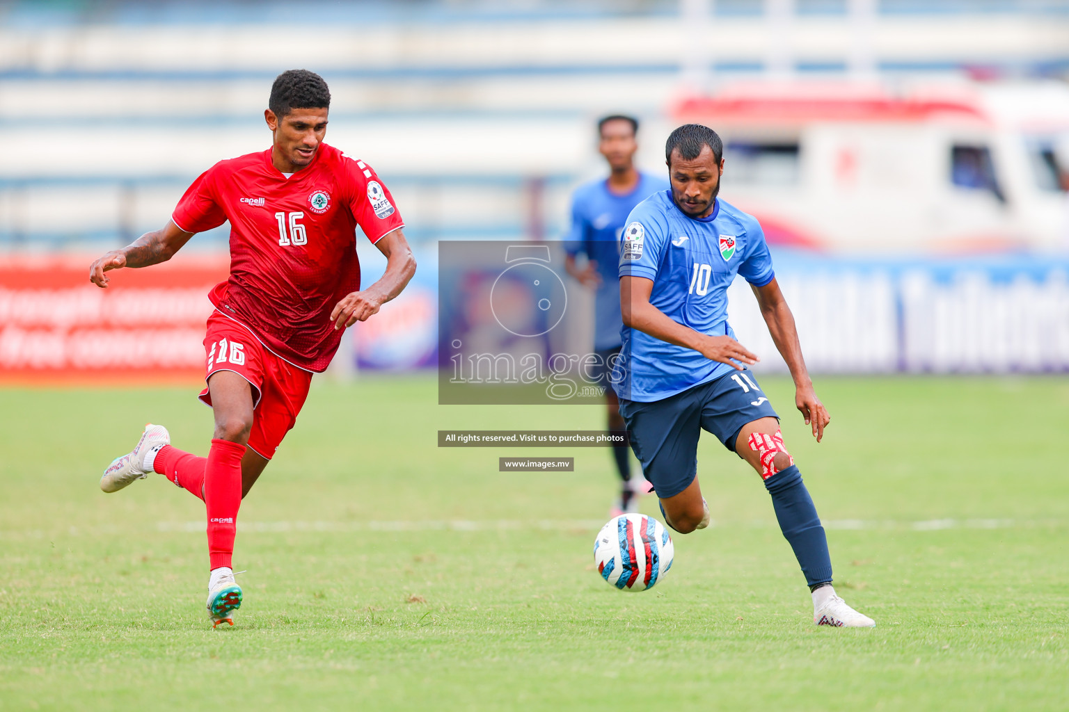 Lebanon vs Maldives in SAFF Championship 2023 held in Sree Kanteerava Stadium, Bengaluru, India, on Tuesday, 28th June 2023. Photos: Nausham Waheed, Hassan Simah / images.mv