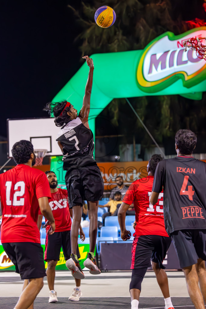 Day 6 of MILO Ramadan 3x3 Challenge 2024 was held in Ekuveni Outdoor Basketball Court at Male', Maldives on Sunday, 18th March 2024.
Photos: Ismail Thoriq / images.mv