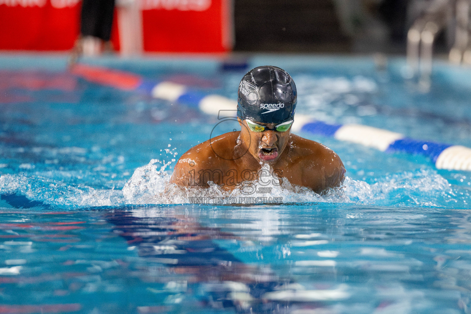 Day 4 of National Swimming Competition 2024 held in Hulhumale', Maldives on Monday, 16th December 2024. 
Photos: Hassan Simah / images.mv
