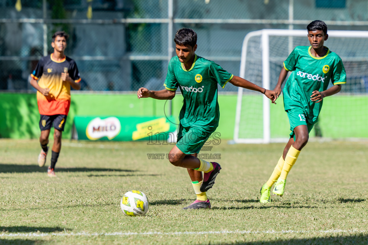 Day 3 of MILO Academy Championship 2024 (U-14) was held in Henveyru Stadium, Male', Maldives on Saturday, 2nd November 2024.
Photos: Hassan Simah / Images.mv