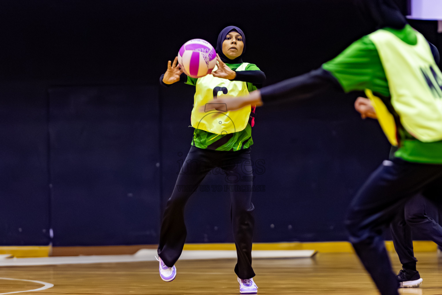 C Green Streets vs SC Skylark in Day 2 of 24th Milo Netball Association Championship held in Social Center at Male', Maldives on Tuesday, 2nd September 2025. Photos: Nausham Waheed / images.mv