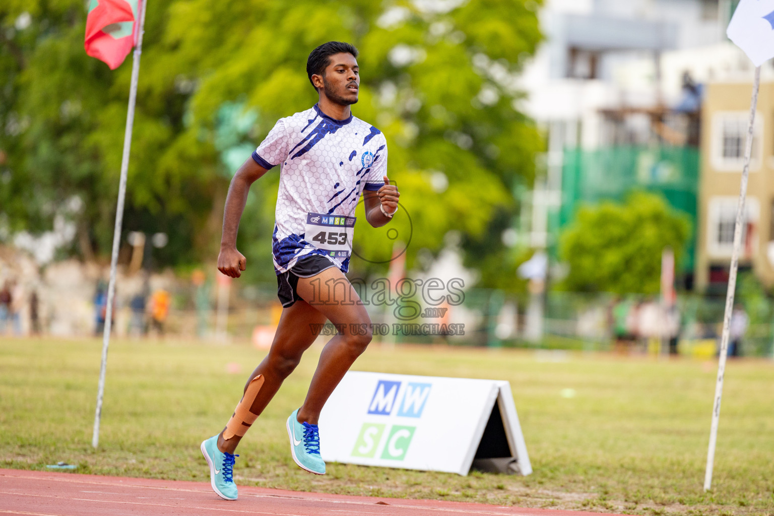 Day 2 of MWSC Interschool Athletics Championships 2024 held in Hulhumale Running Track, Hulhumale, Maldives on Sunday, 10th November 2024. 
Photos by: Hassan Simah / Images.mv