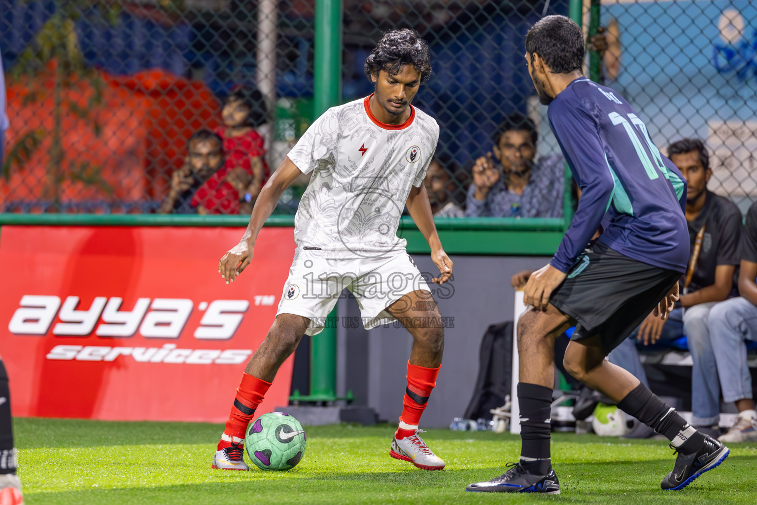 Nova SC vs Anakee SC in Day 9 of BG Futsal Challenge 2024 was held on Wednesday, 20th March 2024, in Male', Maldives
Photos: Ismail Thoriq / images.mv