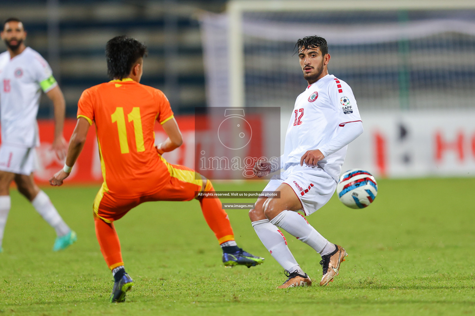 Bhutan vs Lebanon in SAFF Championship 2023 held in Sree Kanteerava Stadium, Bengaluru, India, on Sunday, 25th June 2023. Photos: Nausham Waheed / images.mv