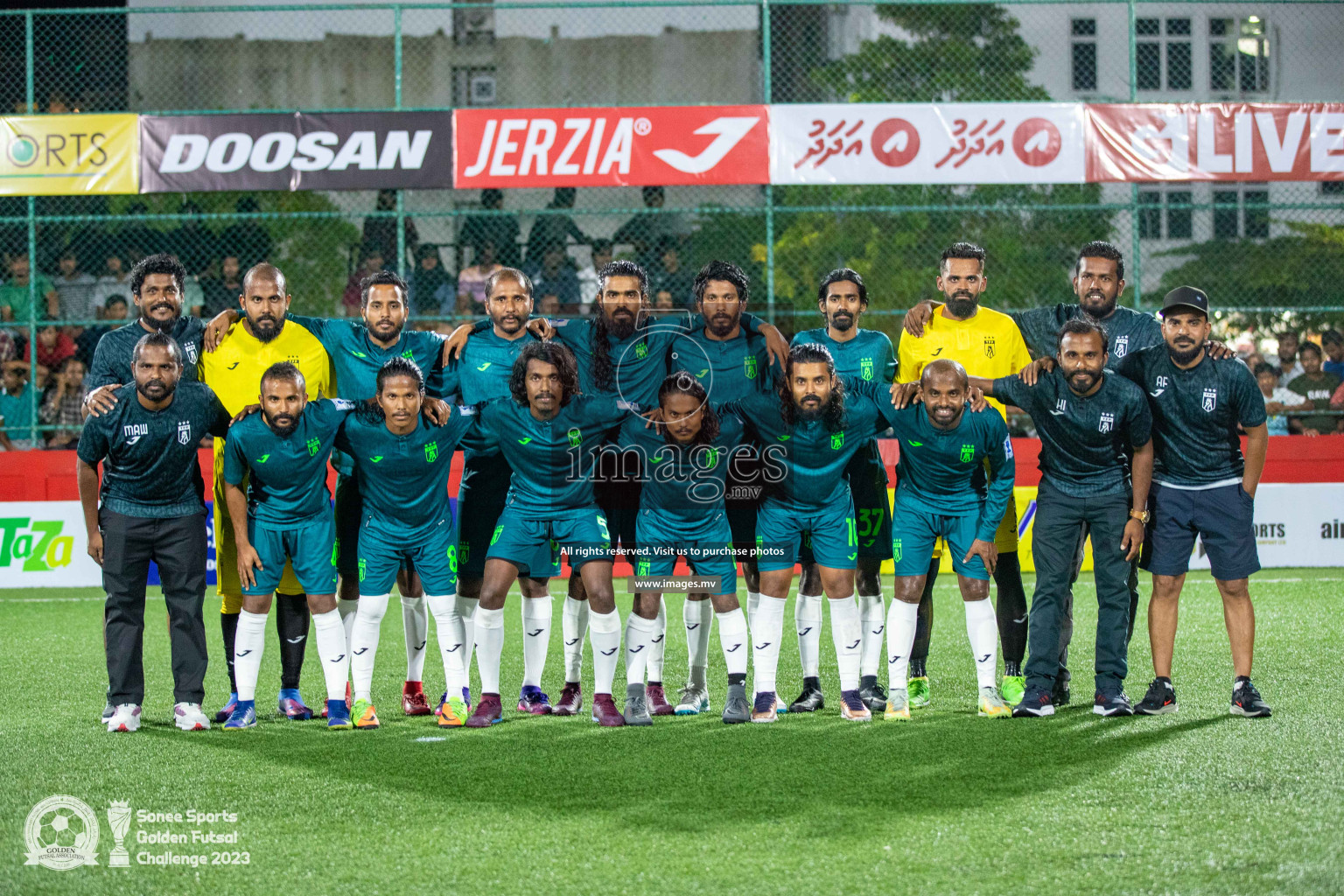 Opening of Sonee Sports Golden Futsal Challenge 2023 held on 4th Feb 2023 in Hulhumale, Male', Maldives. Photos by Nausham Waheed