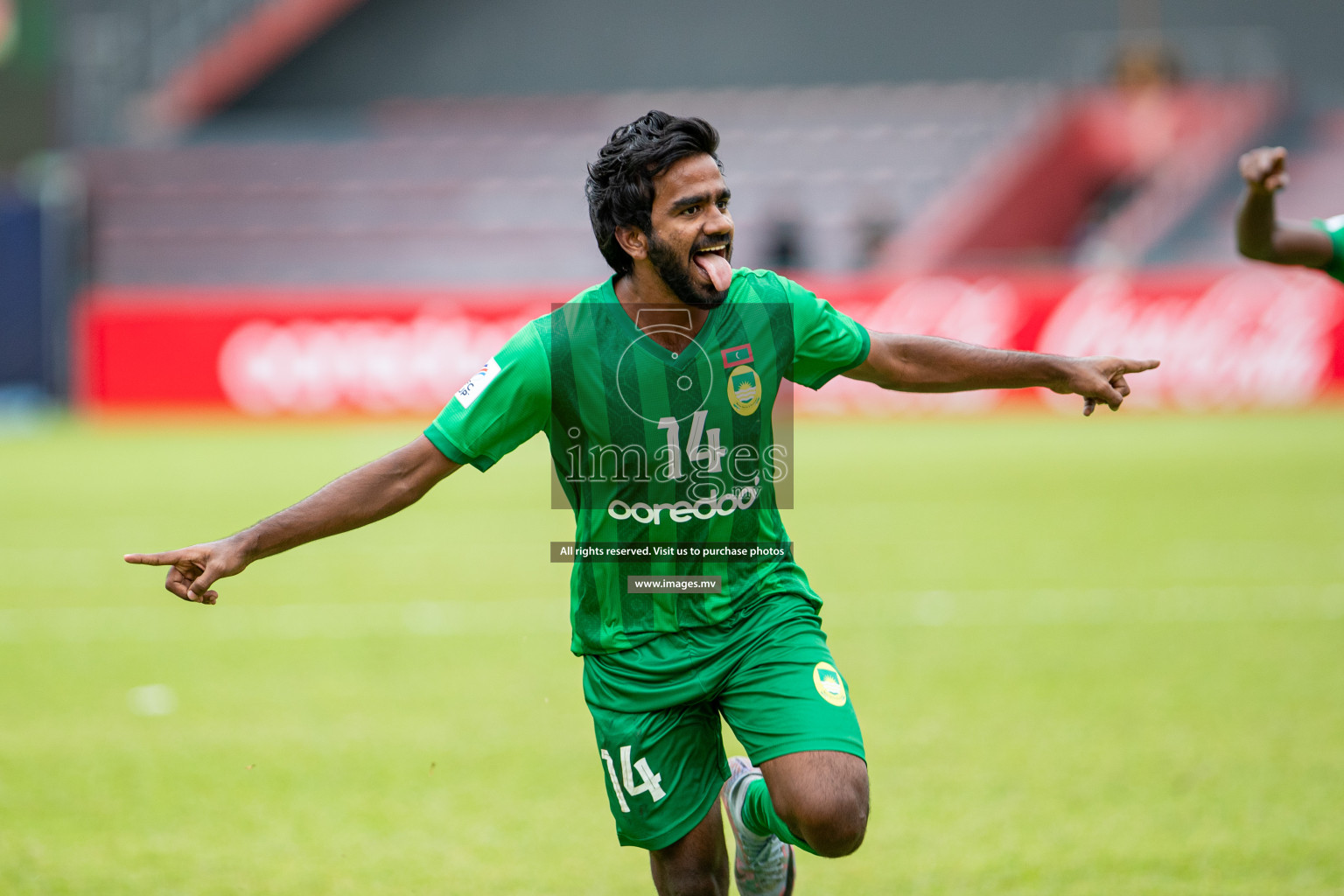 Maziya Sports & Recreation Club vs Bashundhara Kings in the group stage of AFC Cup 2023 held in the National Stadium, Male, Maldives, on Tuesday 19th September 2023. Photos: Mohamed Mahfooz Moosa