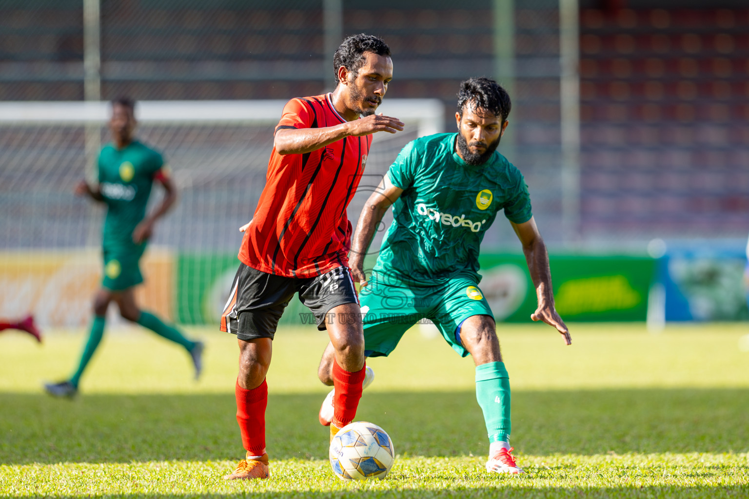 Maziya SRC vs TC in the Semi Final of FAM League Cup 2025 held at National Football Stadium, Male', Maldives on Sunday, 25th May 2025.
Photos By: Ismail Thoriq / images.mv