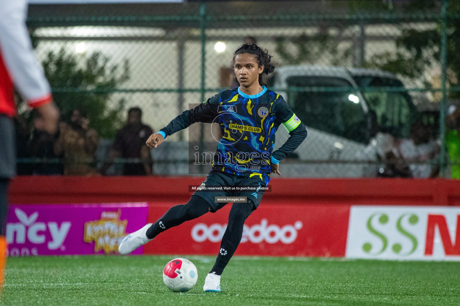 GA. Gemanafushi vs GA. Dhevvadhoo in Day 2 of Golden Futsal Challenge 2023 on 06 February 2023 in Hulhumale, Male, Maldives