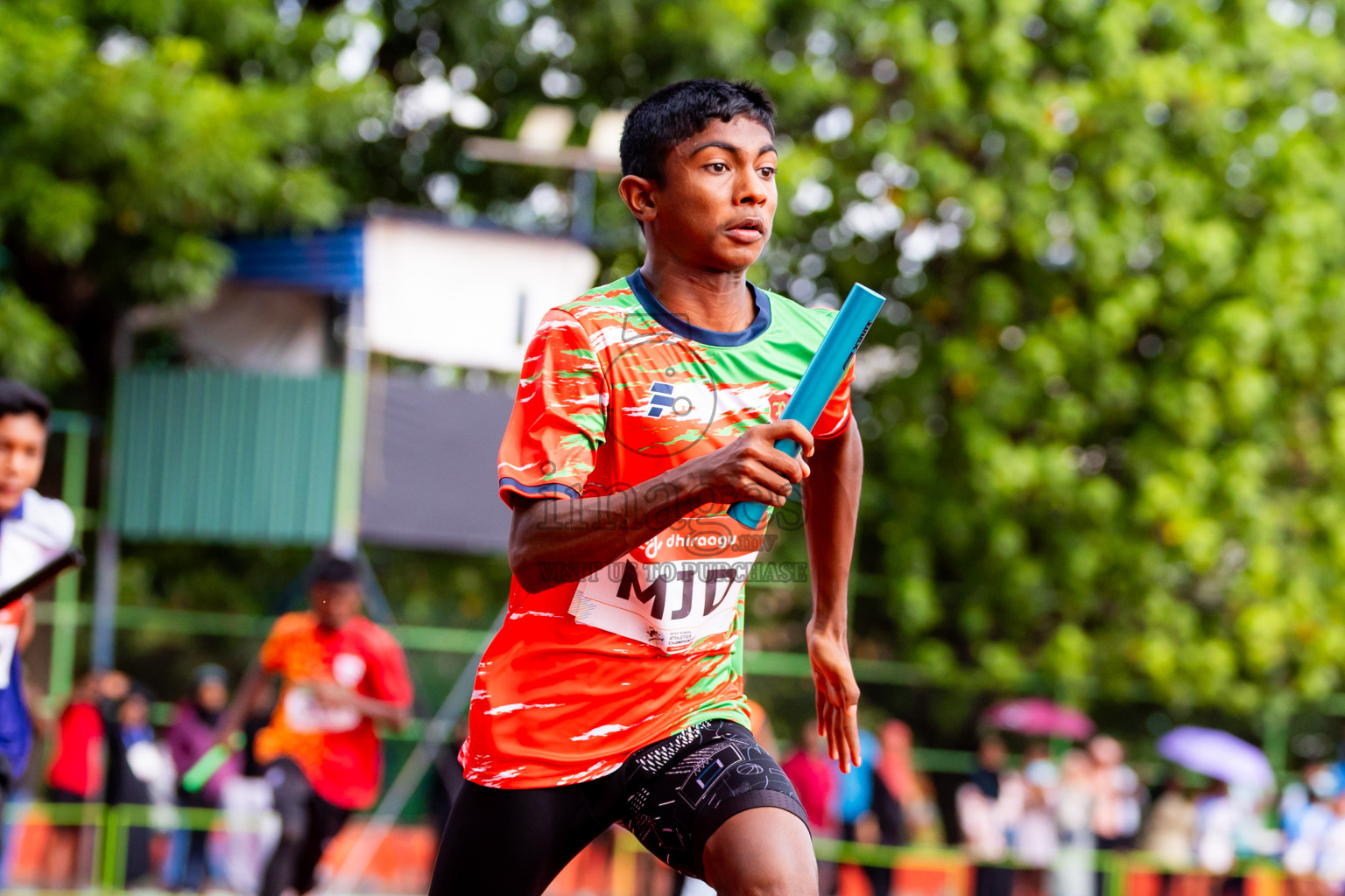 Day 6 of Inter-school Athletics Championship 2025 held in Ekuveni Synthetic Track, Male', Maldives on Sunday, 12th October 2025. Photos by: Nausham Waheed / Images.mv