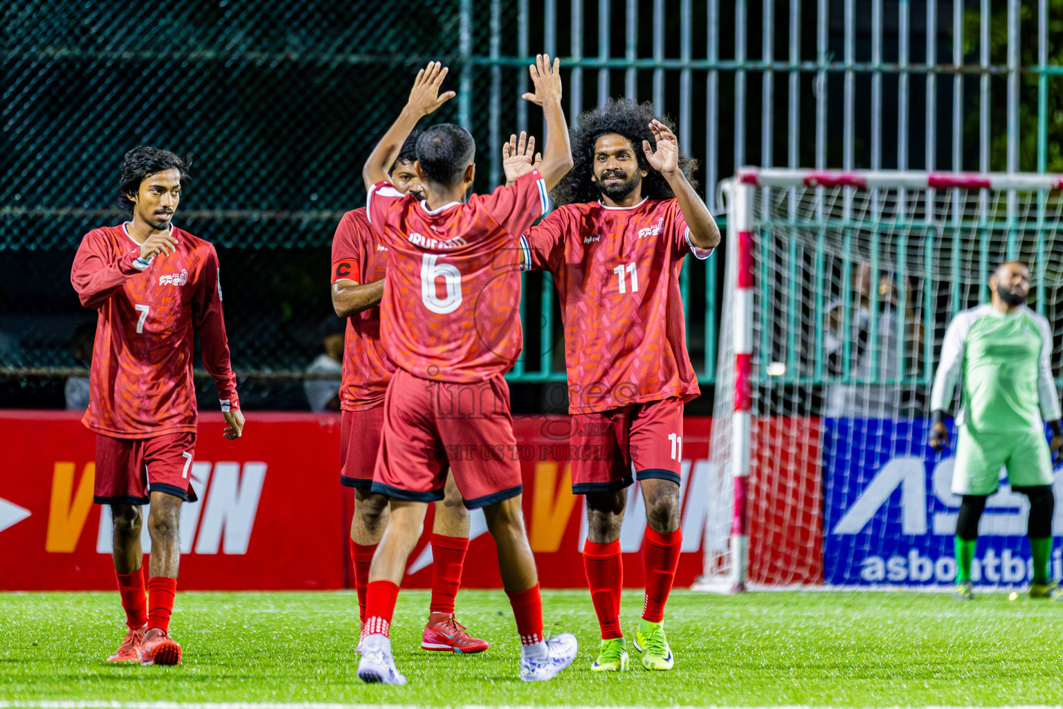 Club Binara vs Finance RC in Quater Finals of Club Maldives Cup Classic 2025 was held in Rehendi Futsal Ground, Hulhumale', Maldives on Saturday, 27th September 2025. Photos: Areef Adam / images.mv
