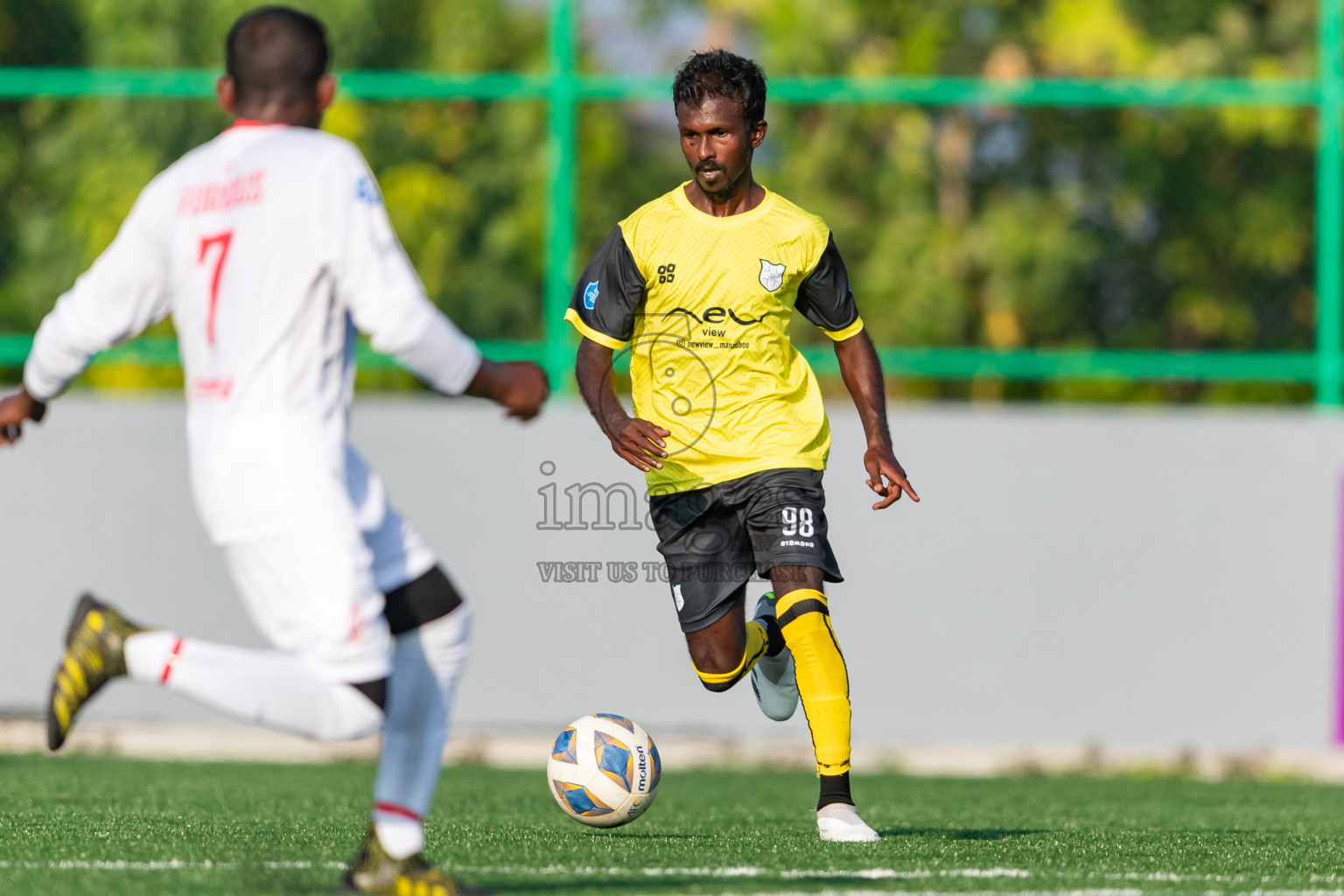 Kanmathi Juniors vs Furious SC from Manadhoo Council Cup 2024 in N Manadhoo Maldives on Monday, 19th February 2023. Photos: Nausham Waheed / images.mv