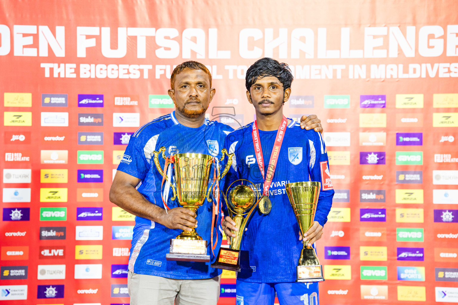 AA. Mathiveri VS AA. Thoddoo in Atoll Round Final on Day 20 of Golden Futsal Challenge 2025 was held on Thursday, 23rd January 2025, in Hulhumale', Maldives. Photos: Abdulla Abeed / images.mv
