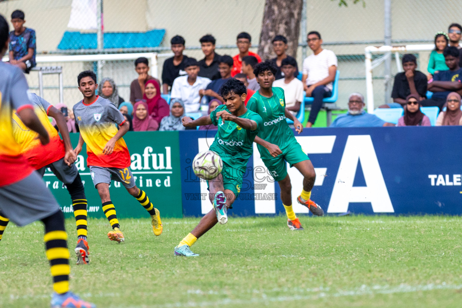 Eagles vs Maziya SRC(U16) in Day 8 of Dhivehi Youth League 2024 held at Henveiru Stadium on Monday, 2nd December 2024. Photos: Mohamed Mahfooz Moosa / Images.mv