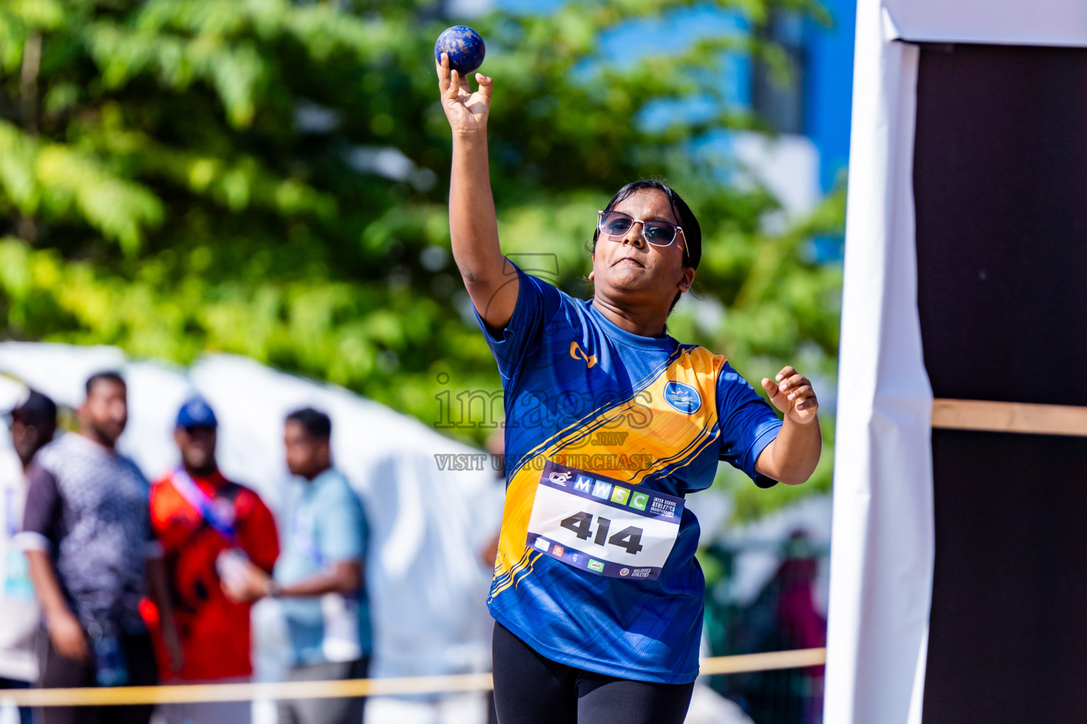 Day 3 of MWSC Interschool Athletics Championships 2024 held in Hulhumale Running Track, Hulhumale, Maldives on Monday, 11th November 2024. Photos by:  Nausham Waheed / Images.mv