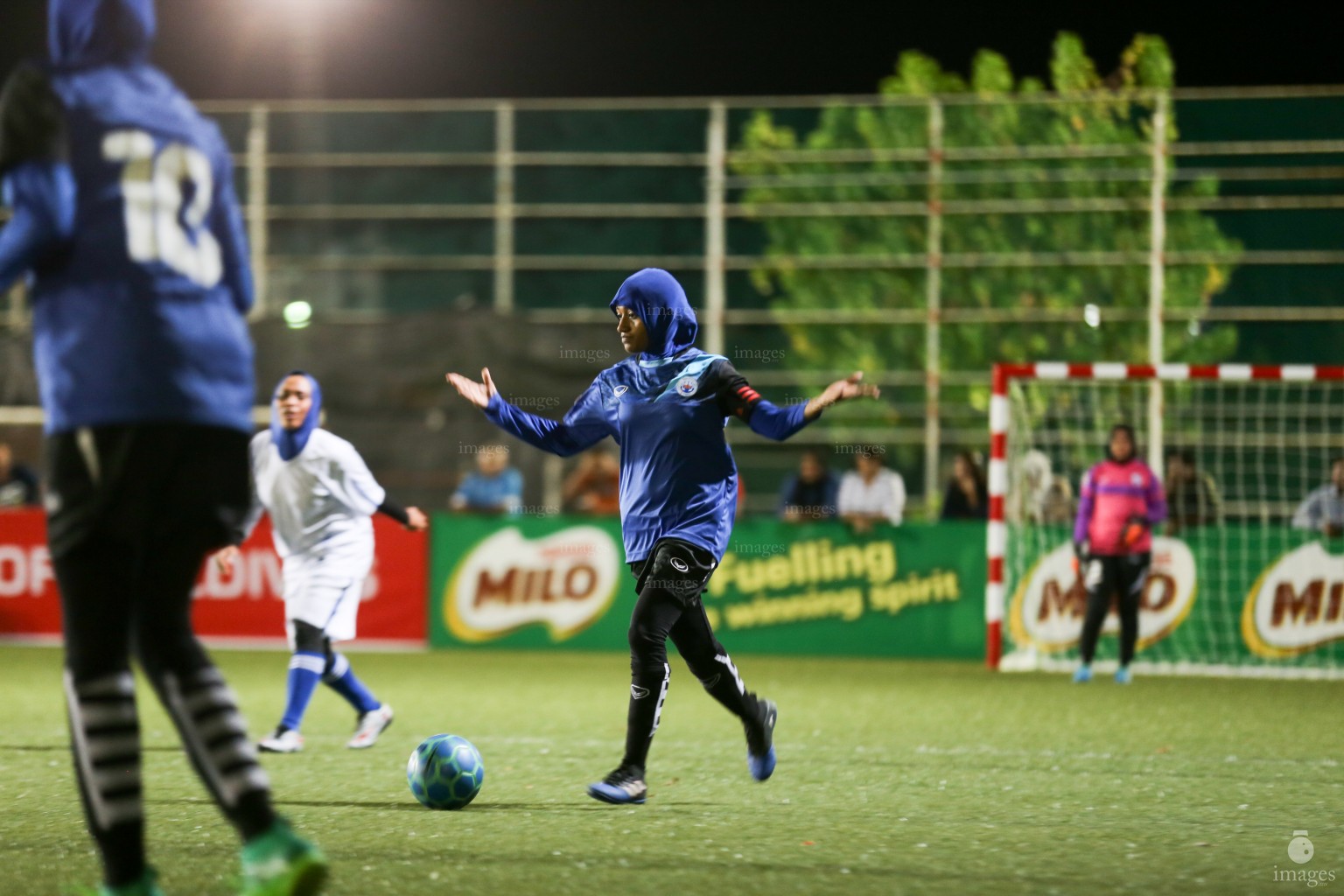  Milo Women's Futsal Challenge in Male', Maldives, Thursday, July 15, 2017. (Images.mv Photo/ Hussain Sinan). 