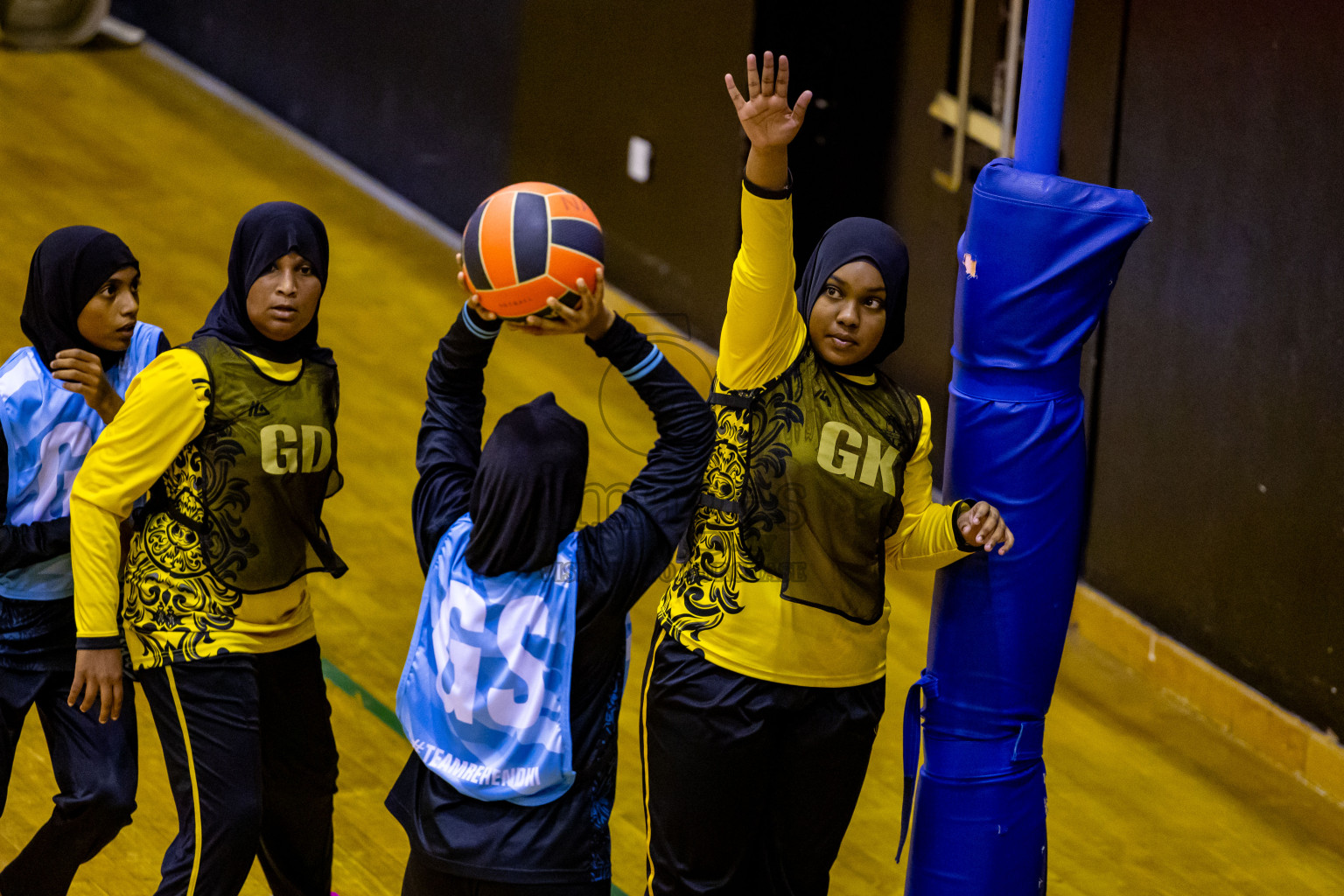 Day 8 of 25th Inter-School Netball Tournament was held in Social Center at Male', Maldives on Sunday, 18th August 2024. Photos: Nausham Waheed / images.mv