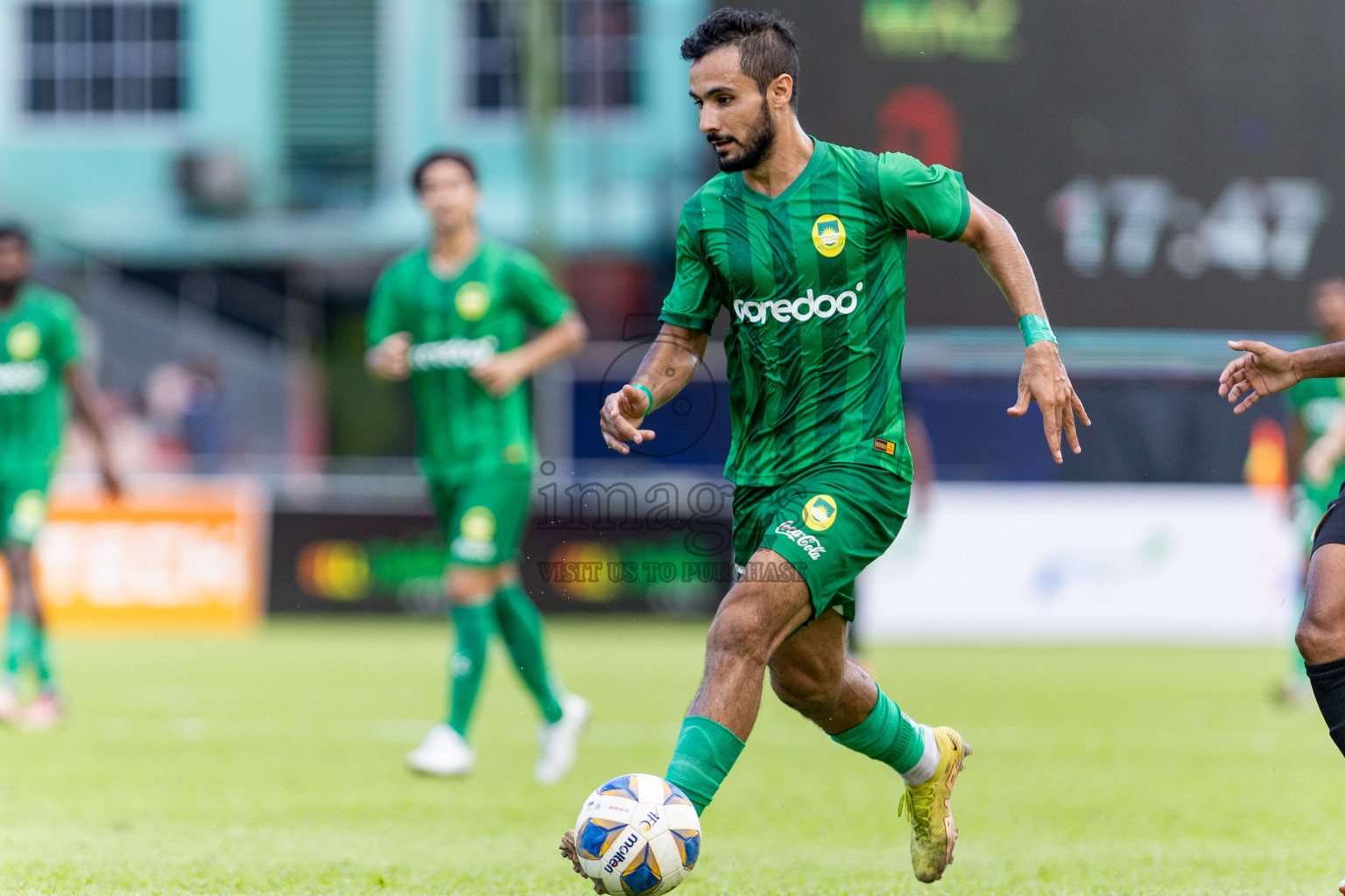 Maziya Sports & Recreation vs Club Eagles in the final of Dhivehi Premier League 2023 , held in National Football Stadium, Male', Maldives Photos: Nausham Waheed/ Images.mv