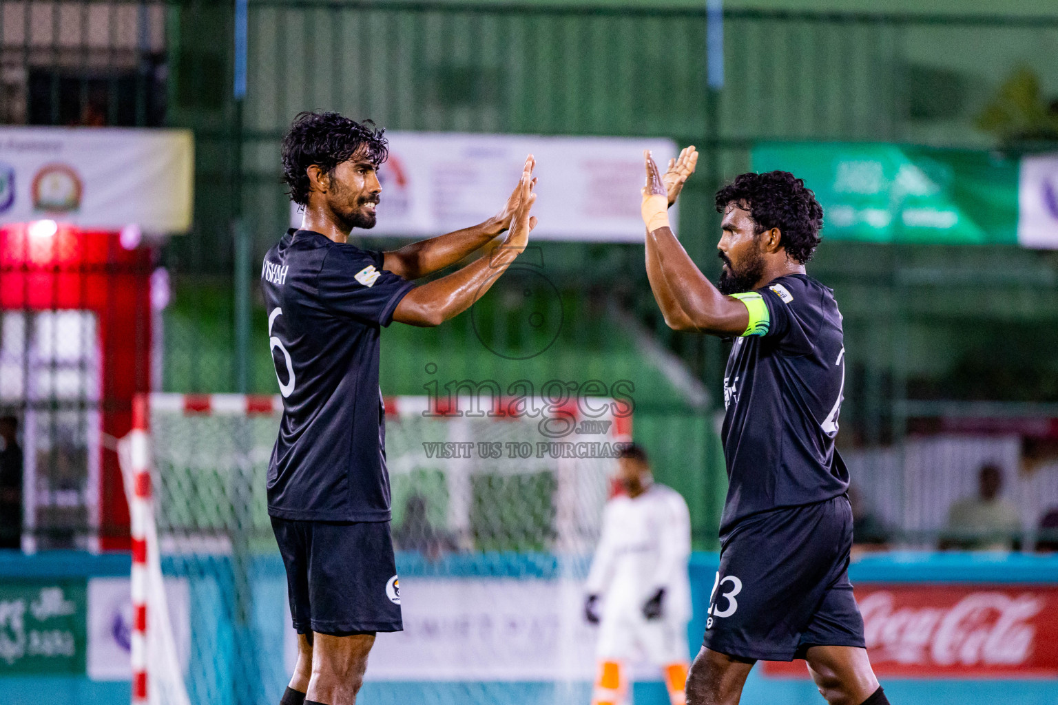 Much Black vs Raiymandhoo FC in Day 3 of Laamehi Dhiggaru Ekuveri Futsal Challenge 2024 was held on Sunday, 28th July 2024, at Dhiggaru Futsal Ground, Dhiggaru, Maldives Photos: Nausham Waheed / images.mv