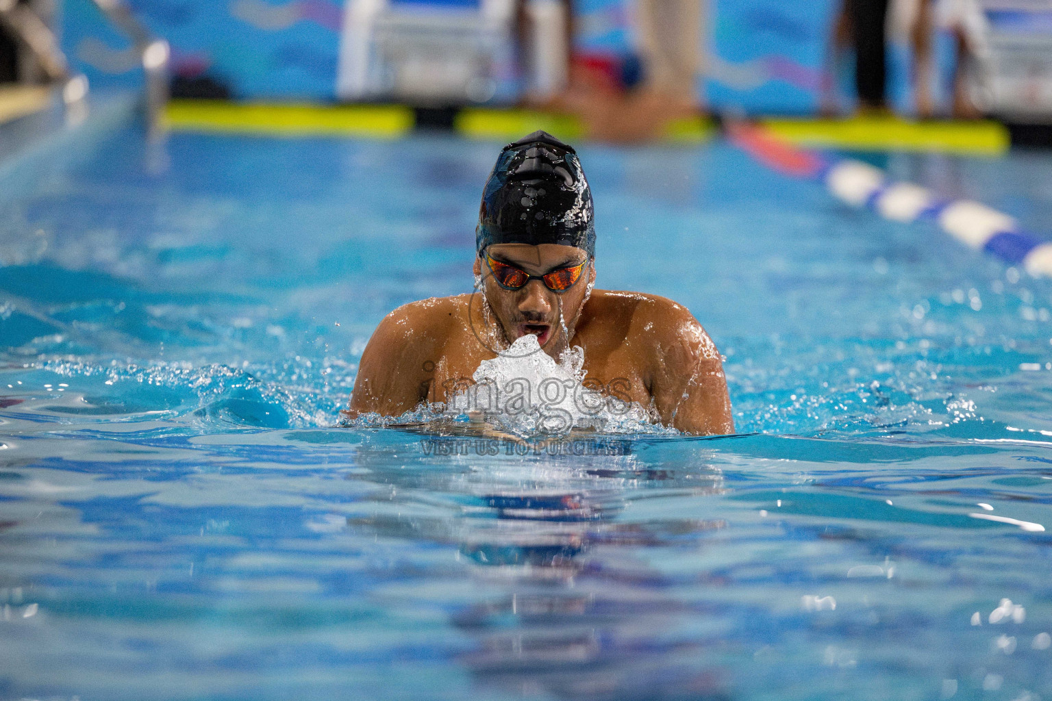 Day 4 of National Swimming Competition 2024 held in Hulhumale', Maldives on Monday, 16th December 2024. 
Photos: Hassan Simah / images.mv